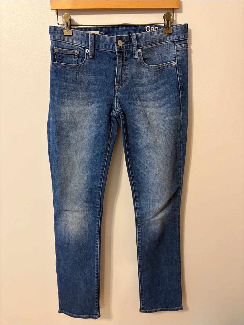GAP Women's Medium Blue Straight Leg Jeans